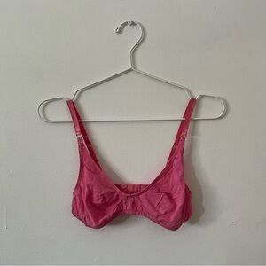 Araks Pink Cotton Bralette